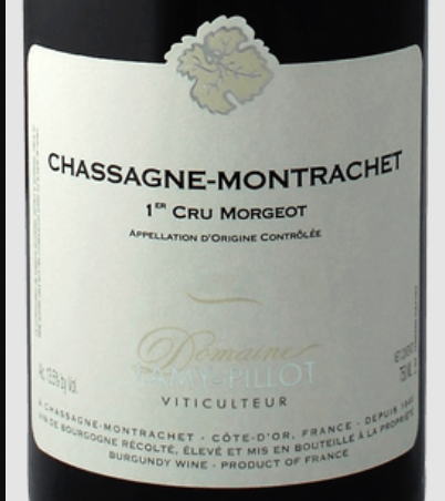 Domaine Lamy-Pillot Chassagne-Montrachet 1er Cru Morgeot Rouge 2022 (6 x 750ml)