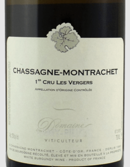 Domaine Lamy-Pillot Chassagne-Montrachet 1er Cru Les Vergers 2022 (750ml)