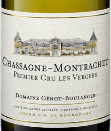 Domaine Génot-Boulanger Chassagne-Montrachet Premier Cru Les Vergers 2021 (750ml)