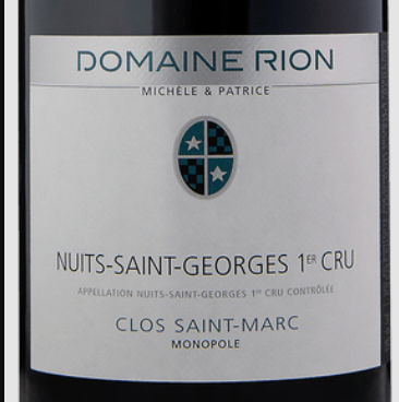 Domaine Patrice Rion - Nuits-St-Georges 1er Cru Clos St Marc Monopole 2021 (750ml)