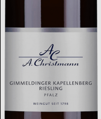 Weingut A. Christmann - Gimmeldinger Kappellenberg Riesling 1G 2021 (750ml)